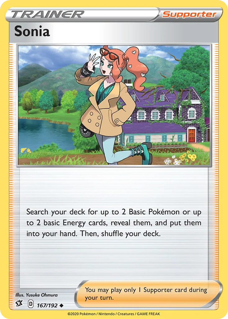 Sonia Pokemon card