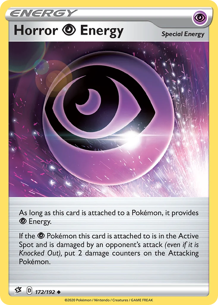 Horror Psychic Energy Pokemon card