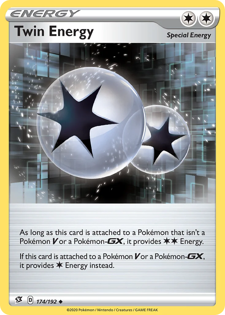 Twin Energy Pokemon card