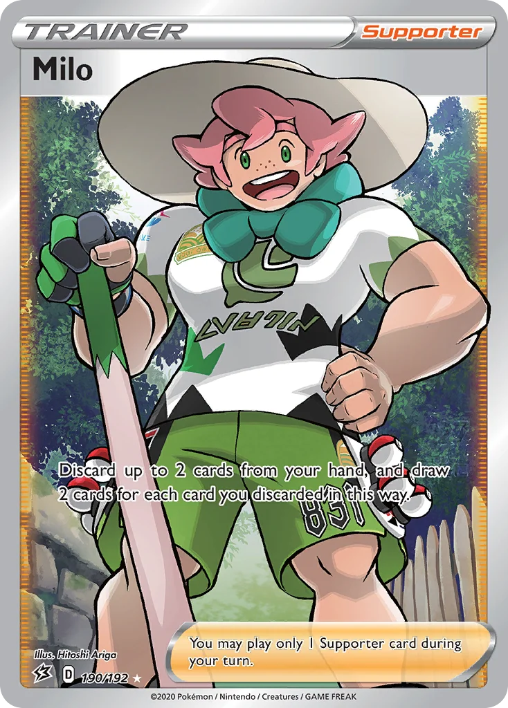 Milo Pokemon card