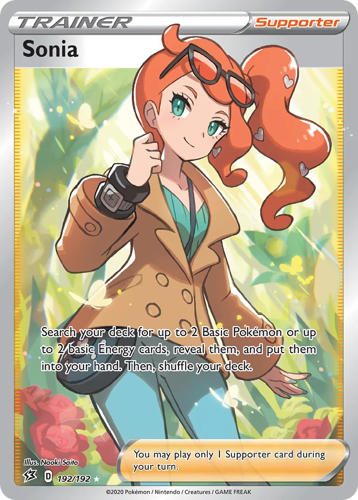 Sonia Pokemon card