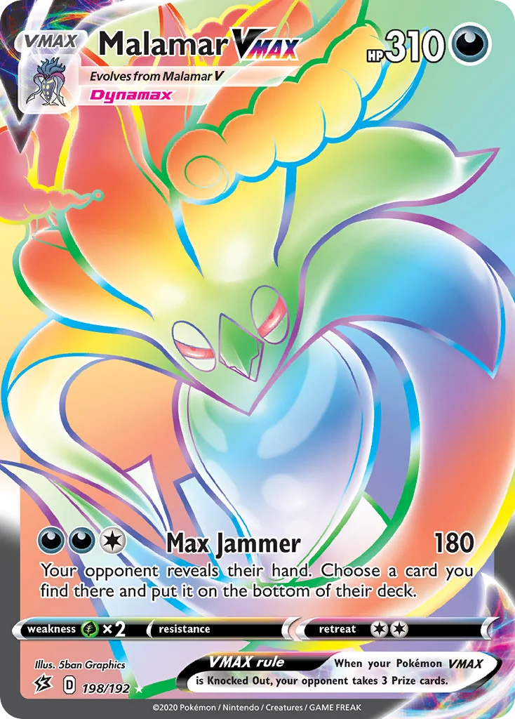 Malamar VMAX Pokemon card