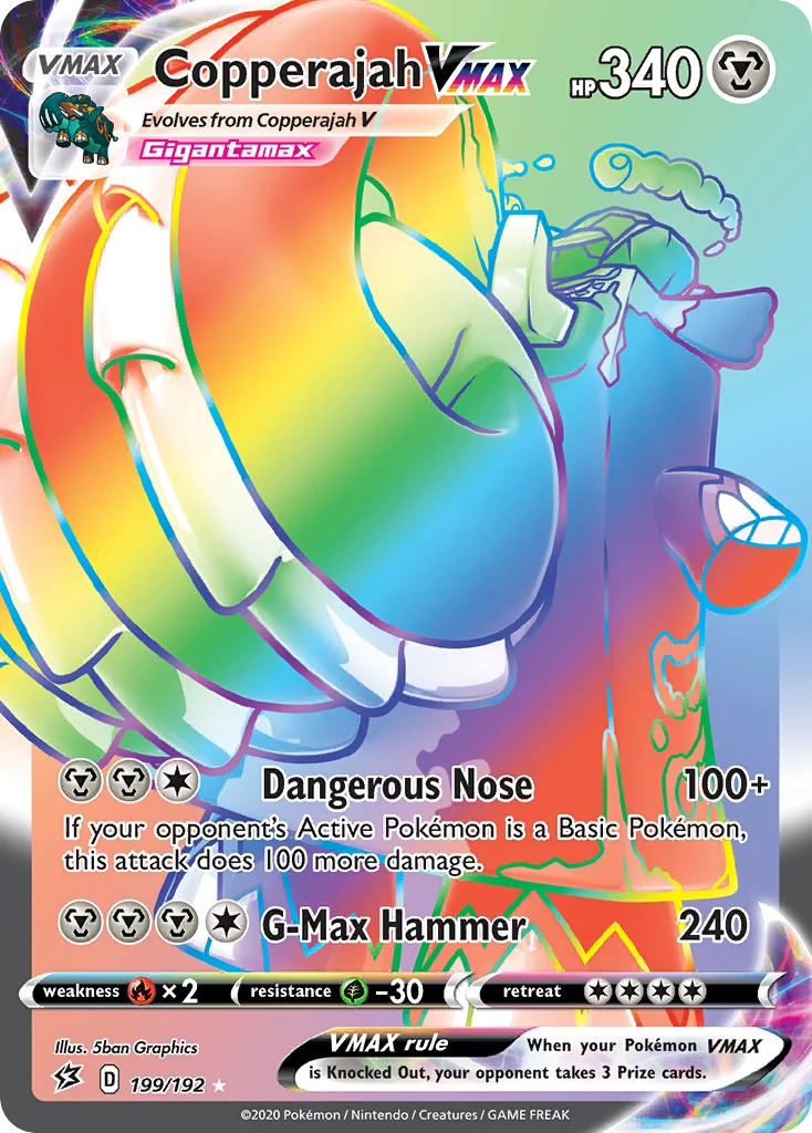 Copperajah VMAX Pokemon card
