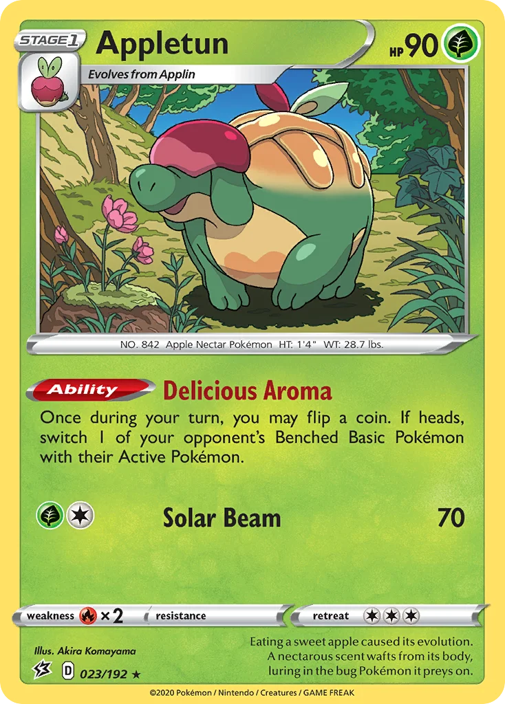 Appletun Pokemon card