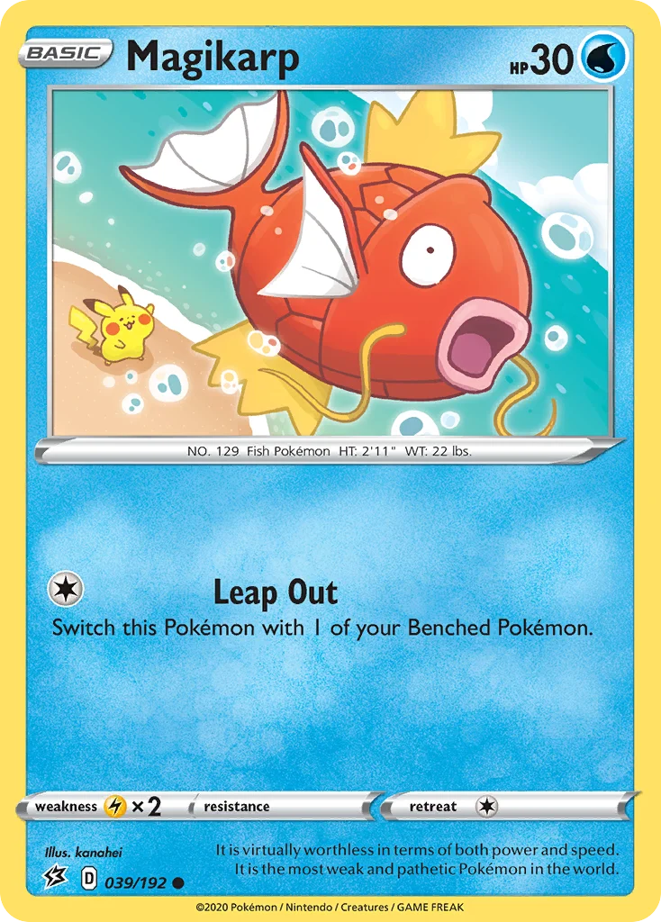 Magikarp Pokemon card