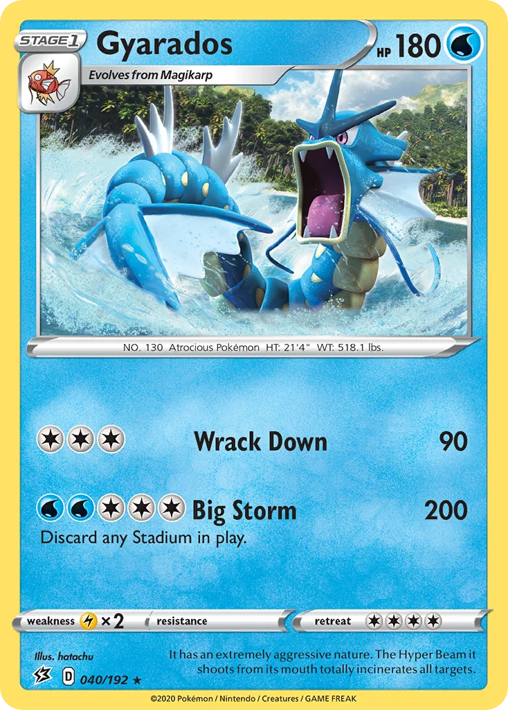 Gyarados Pokemon card
