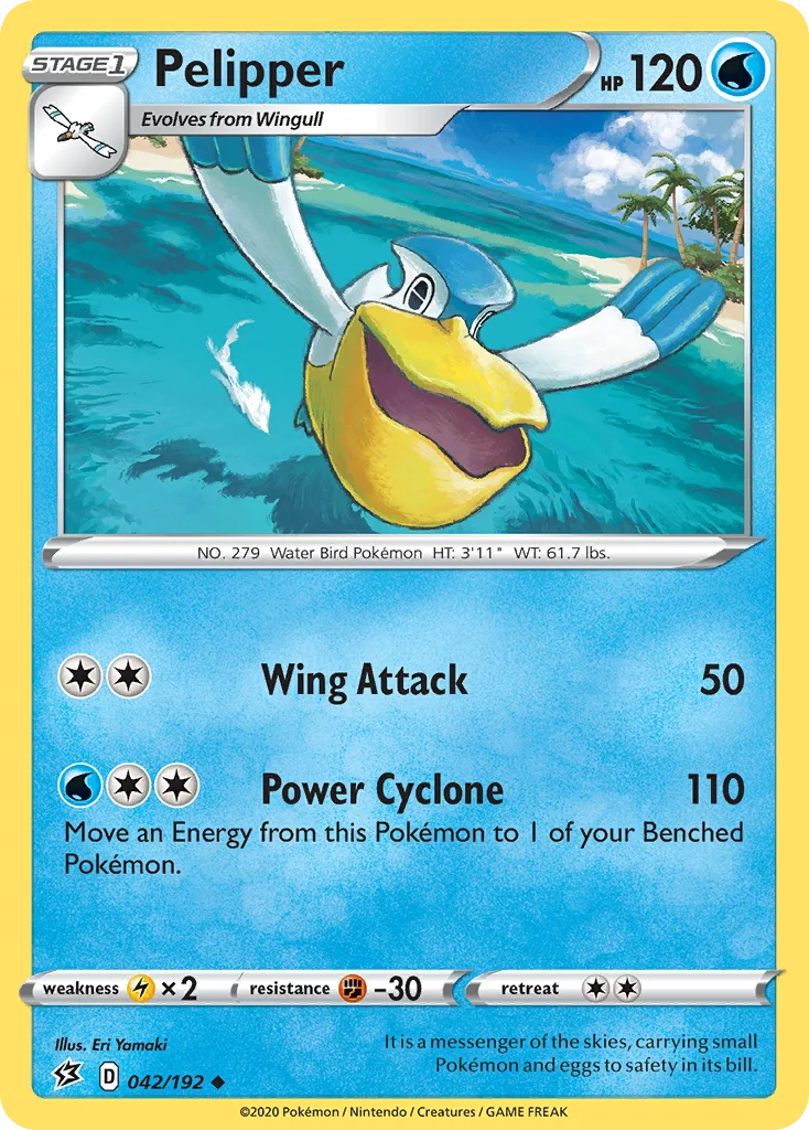 Pelipper Pokemon card