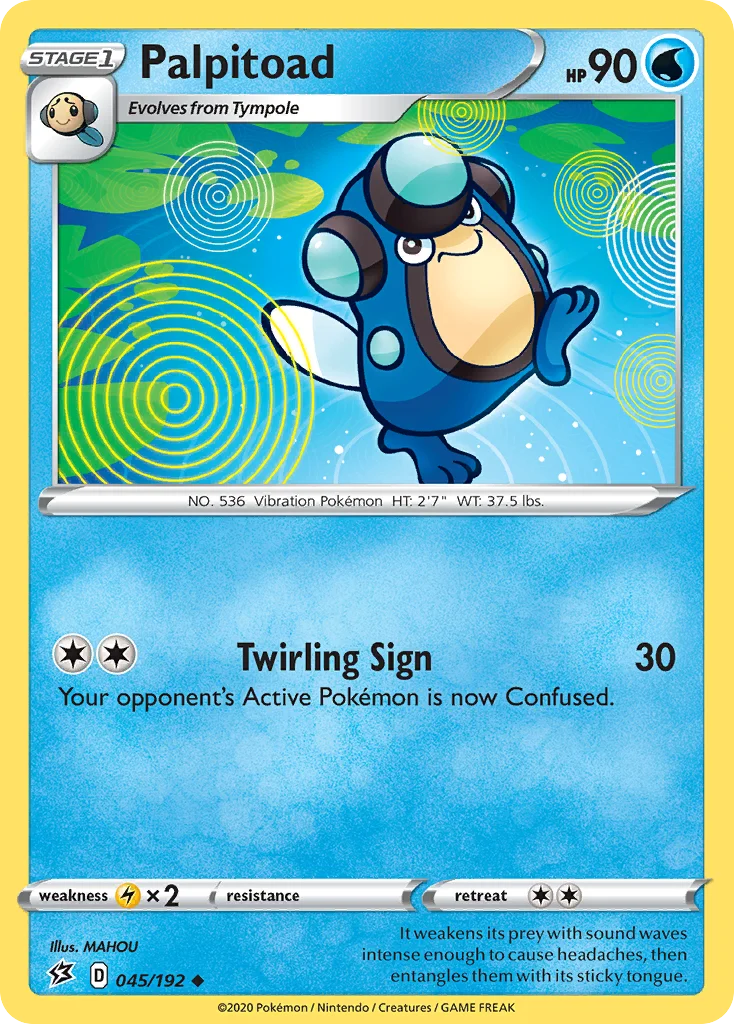 Palpitoad Pokemon card