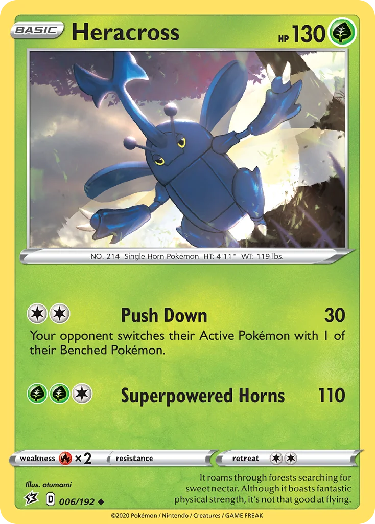 Heracross Pokemon card