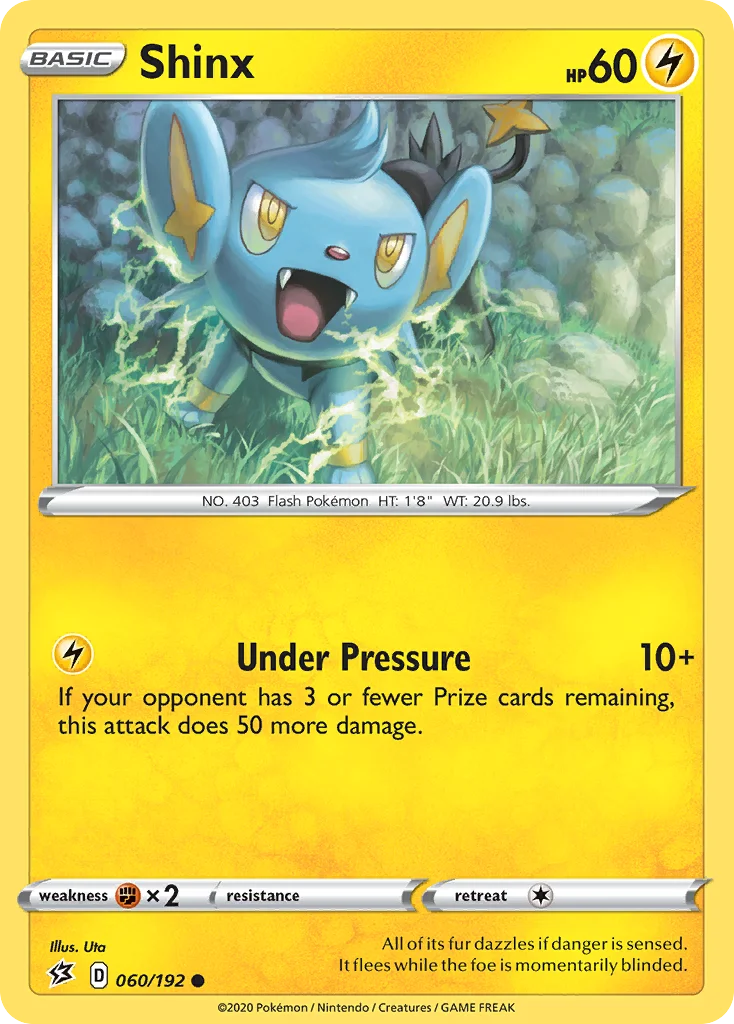 Shinx Pokemon card