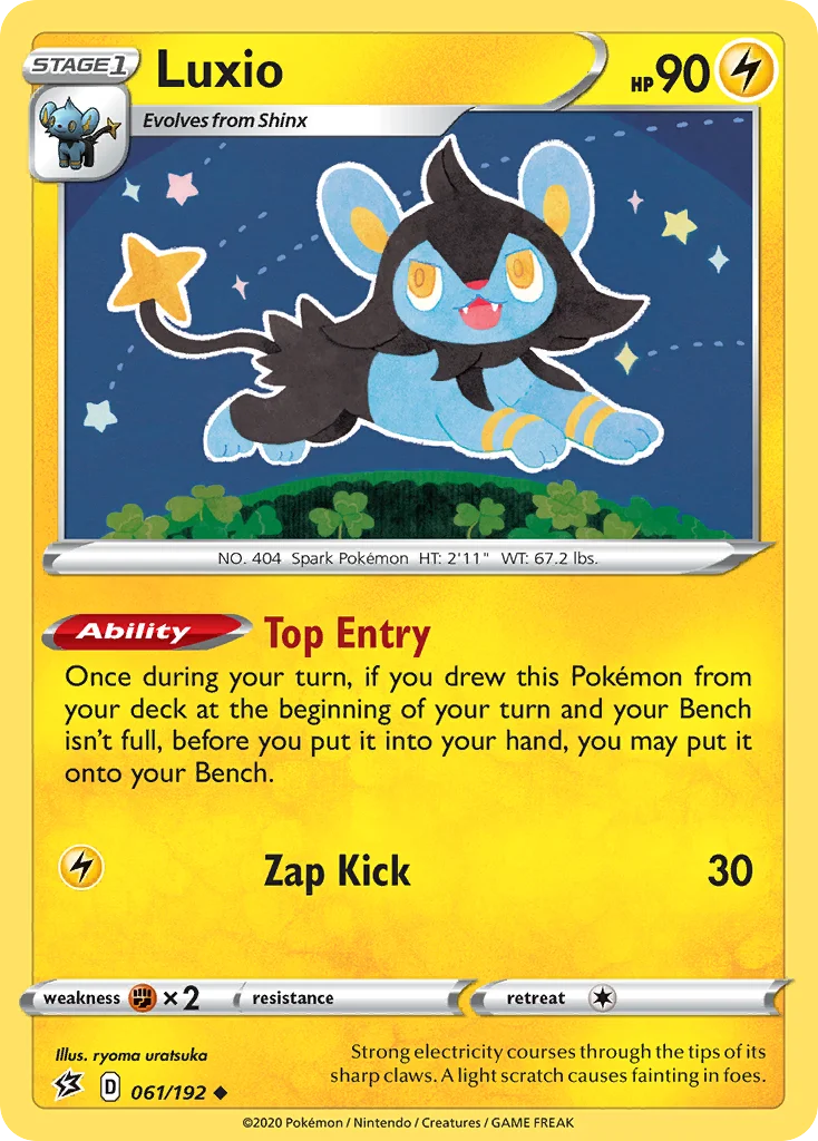 Luxio Pokemon card