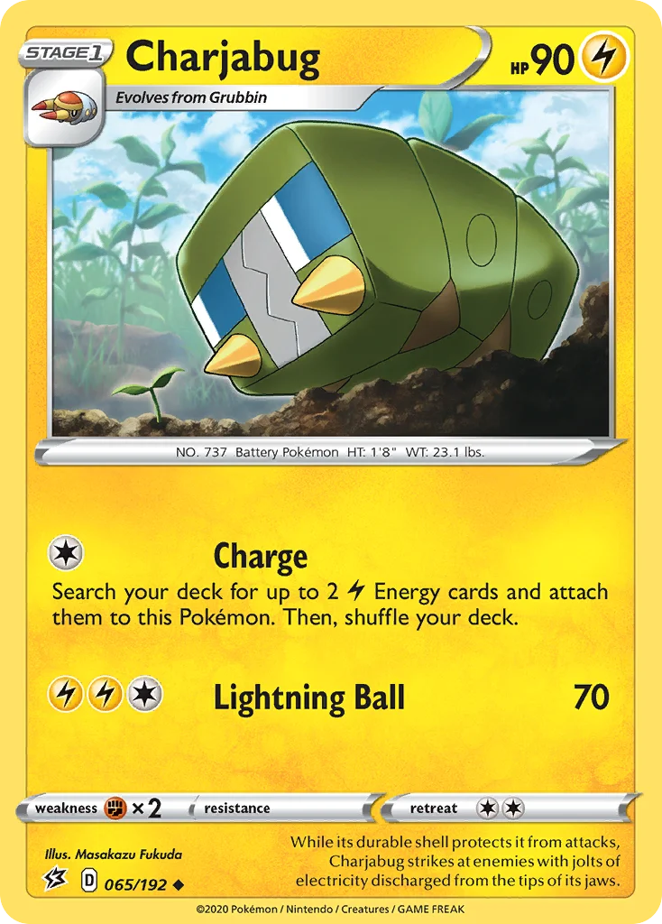 Charjabug Pokemon card