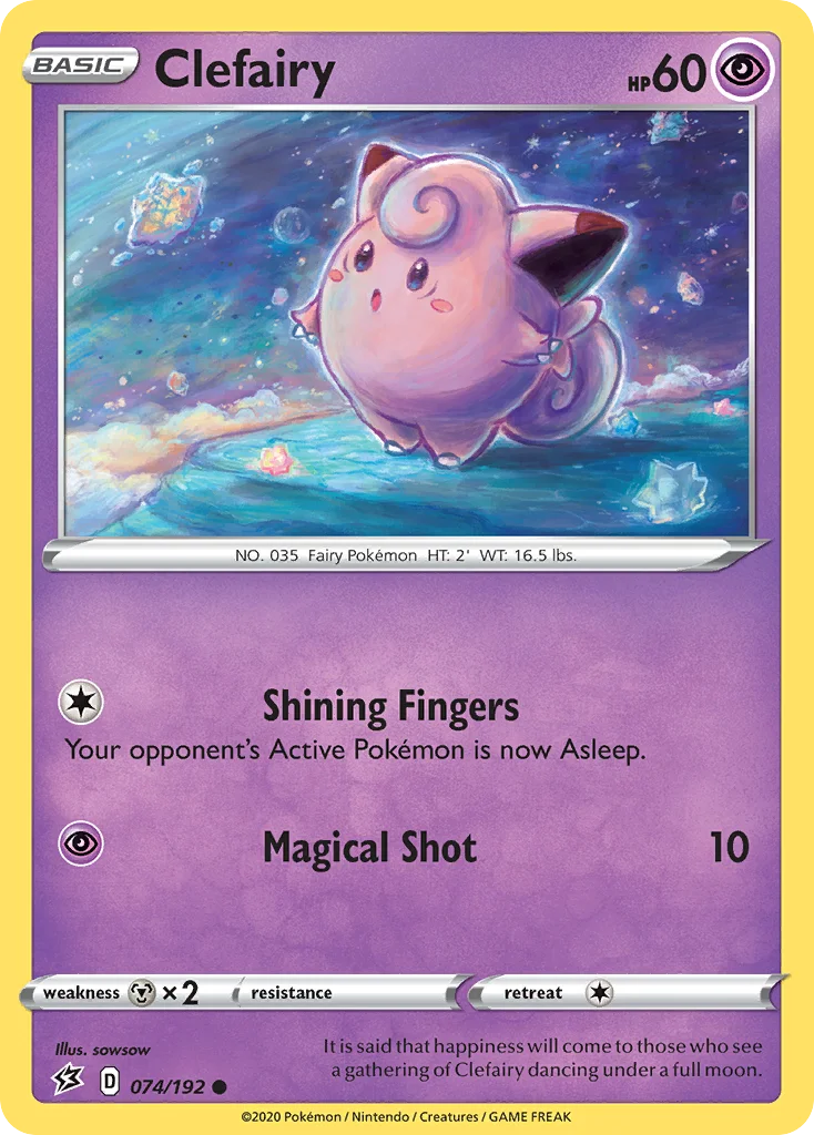 Clefairy Pokemon card