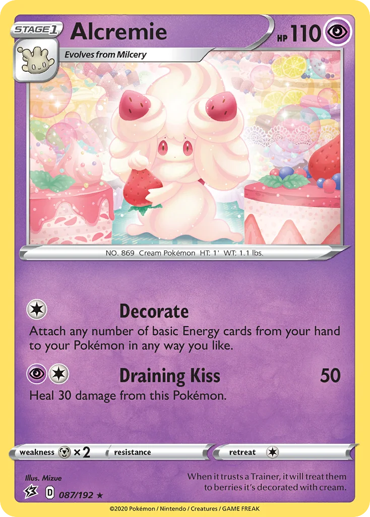 Alcremie Pokemon card