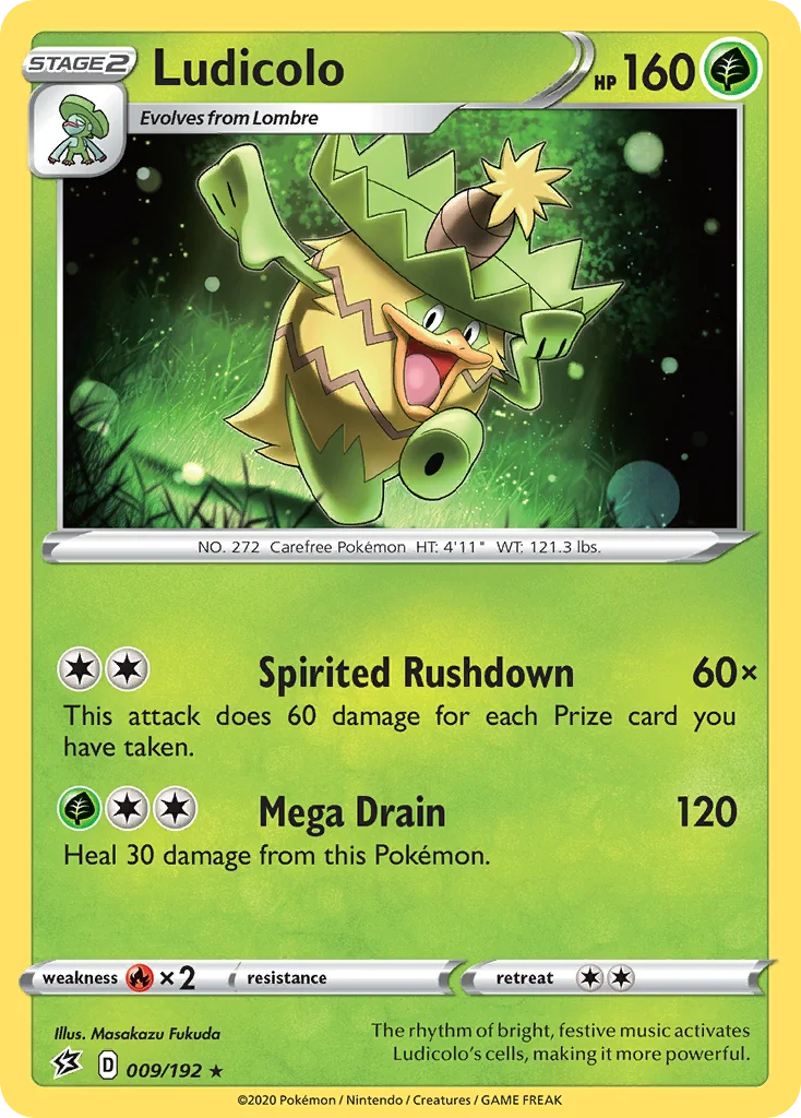 Ludicolo Pokemon card