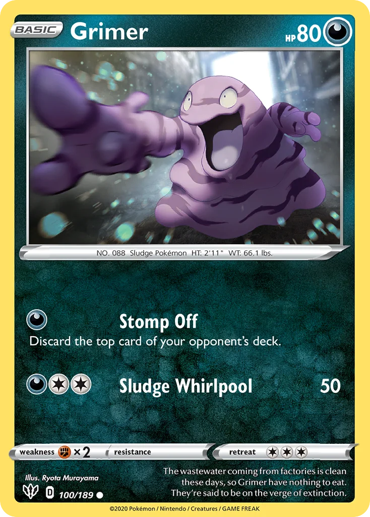 Grimer Pokemon card