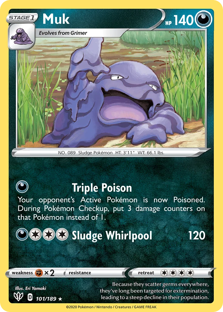 Muk Pokemon card