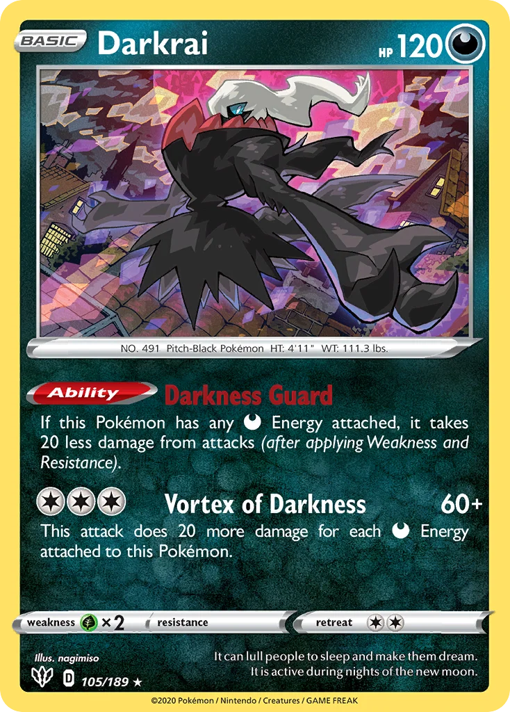 Darkrai Pokemon card