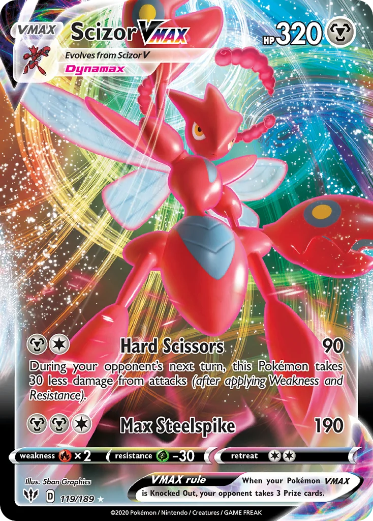 Scizor VMAX Pokemon card