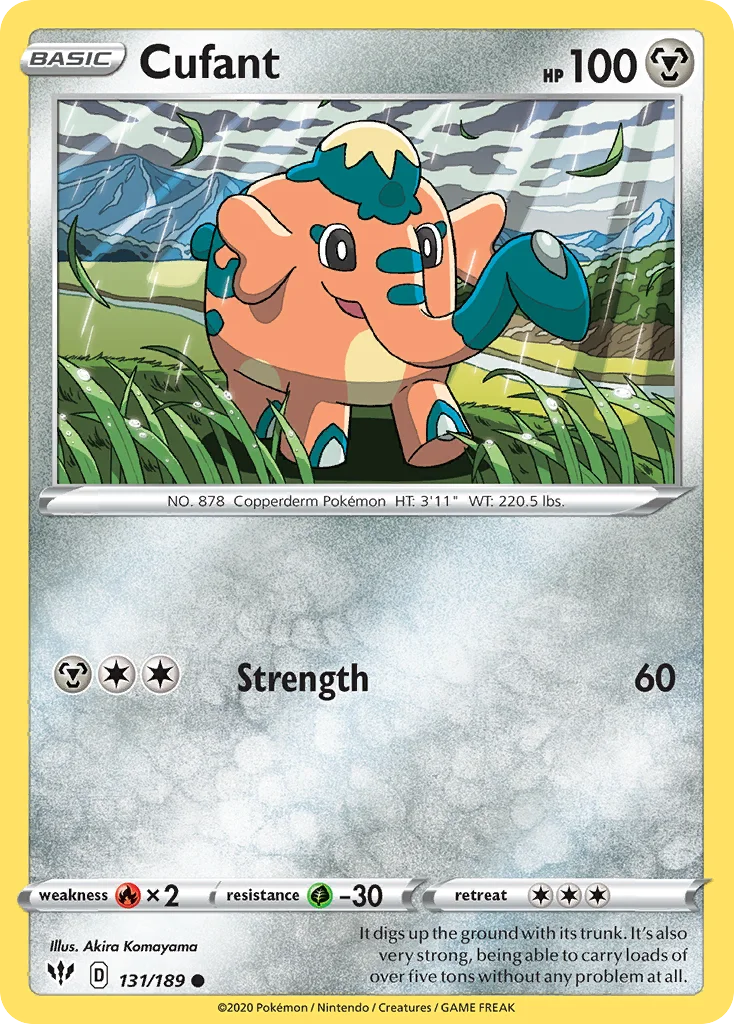 Cufant Pokemon card
