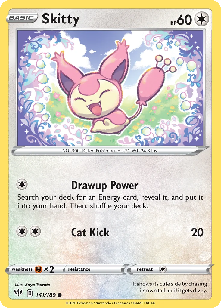 Skitty Pokemon card