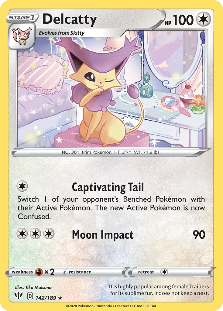 Delcatty Pokemon card