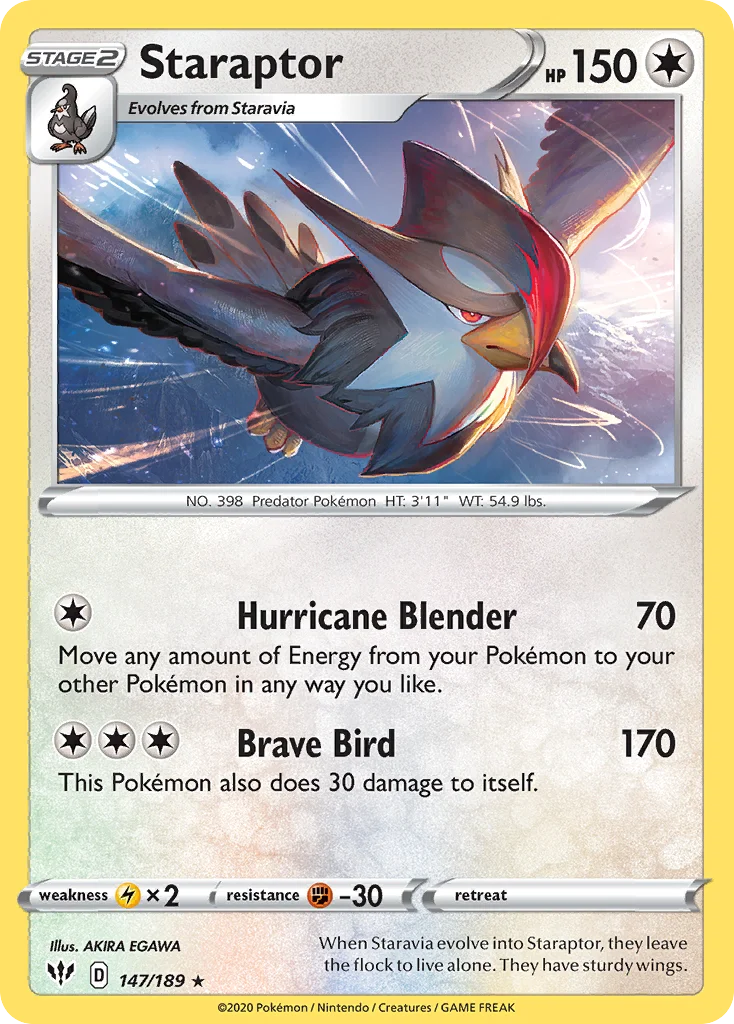 Staraptor Pokemon card