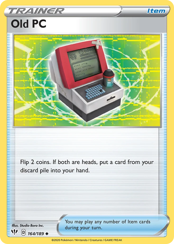 Old PC Pokemon card