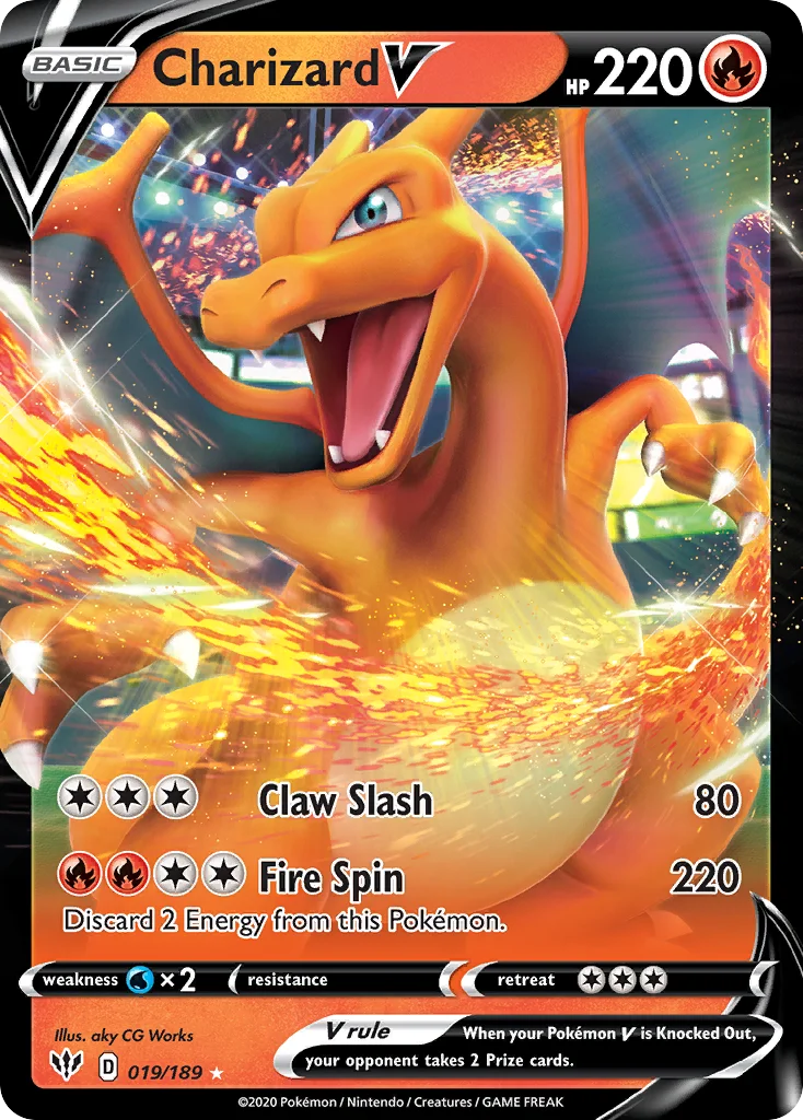 Charizard V Pokemon card