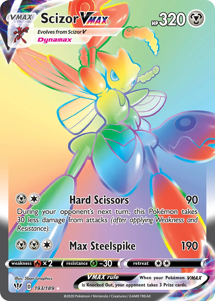 Scizor VMAX Pokemon card