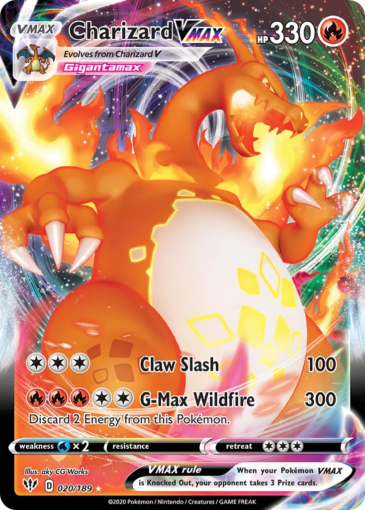 Charizard VMAX Pokemon card
