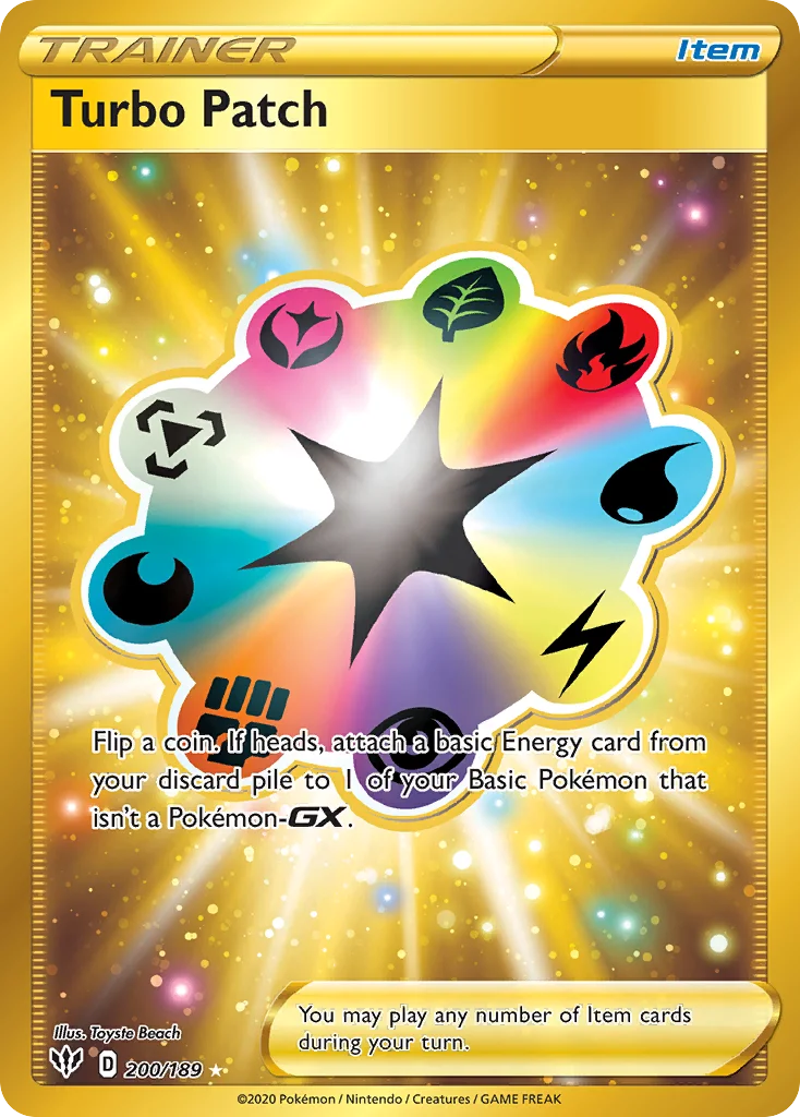 Turbo Patch Pokemon card