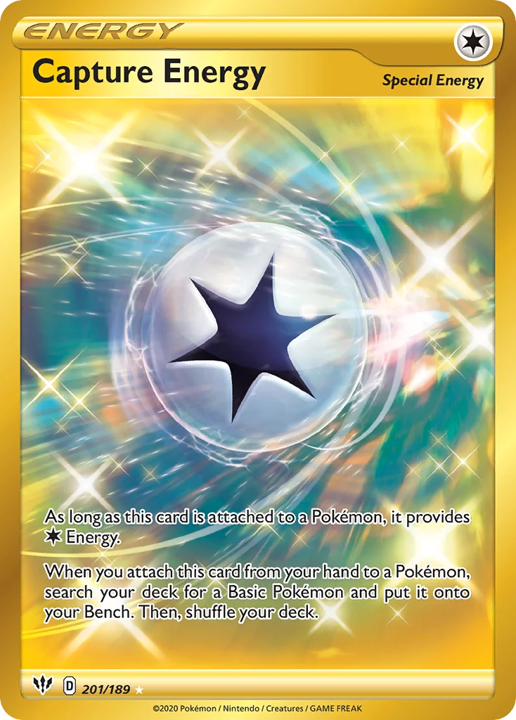 Capture Energy Pokemon card