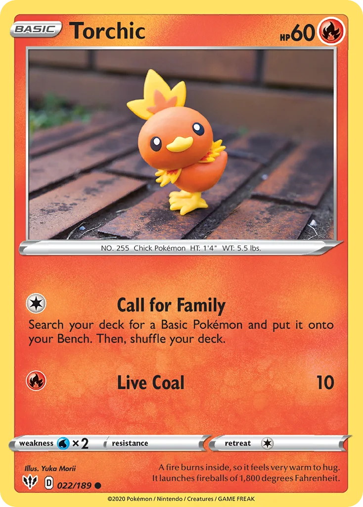 Torchic Pokemon card