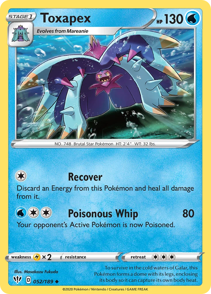 Toxapex Pokemon card