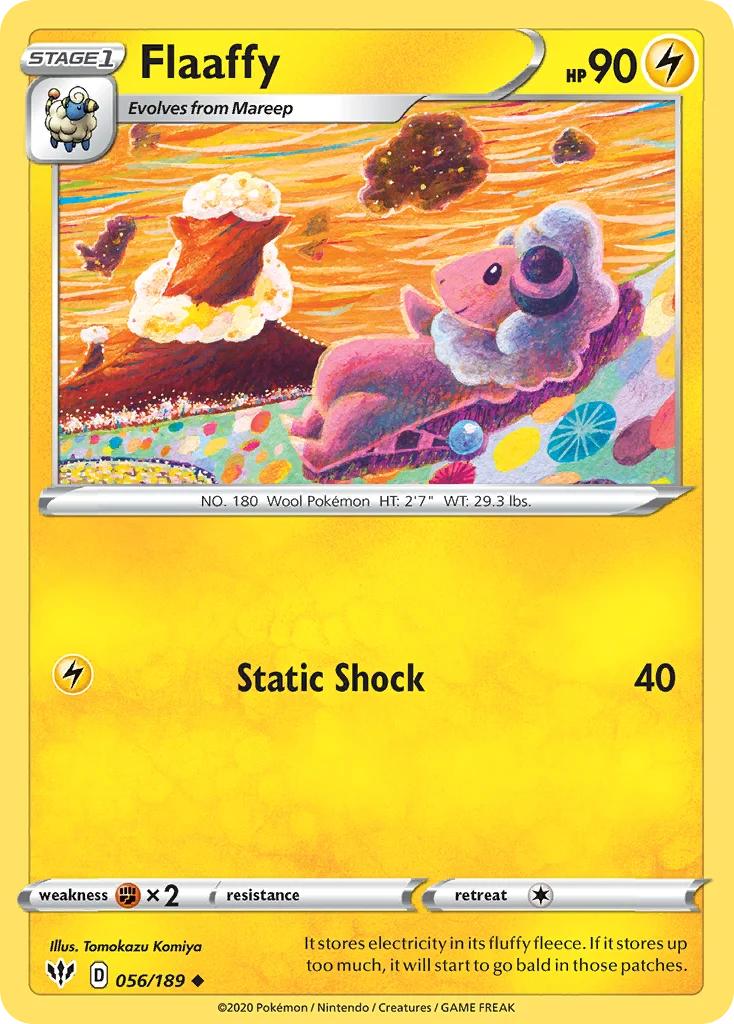 Flaaffy Pokemon card