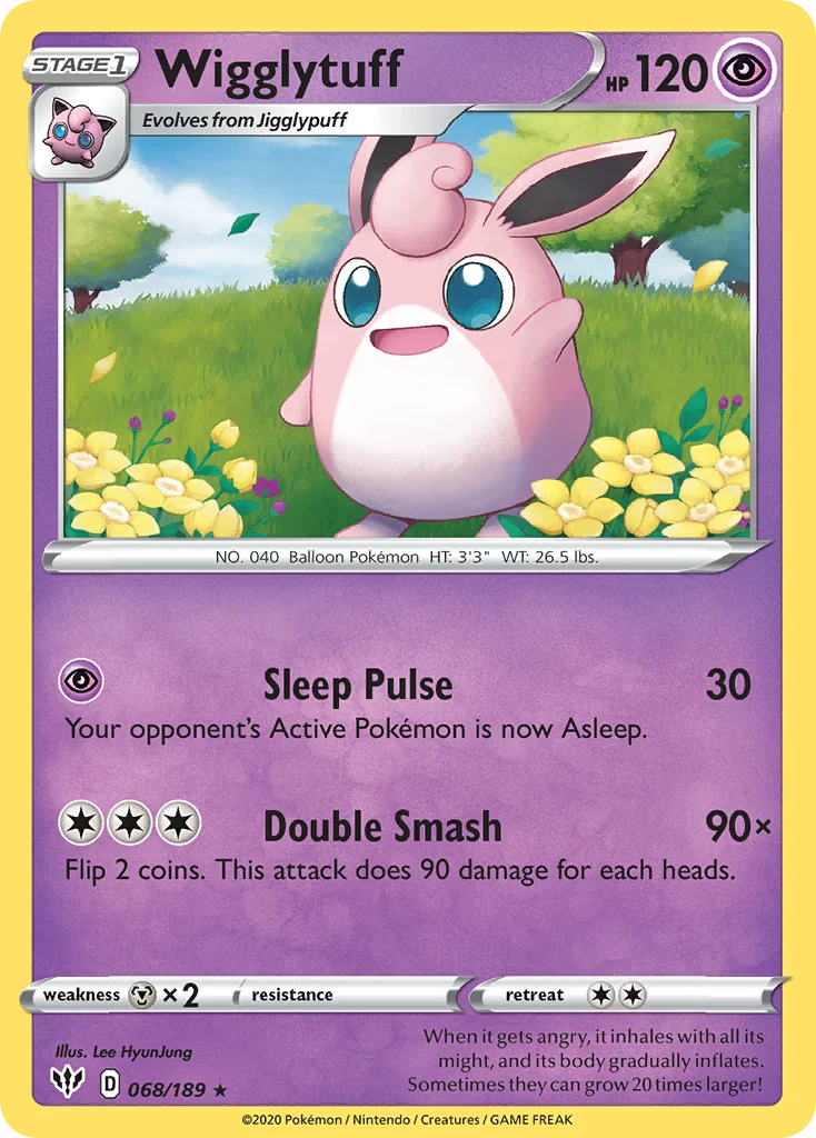 Wigglytuff Pokemon card