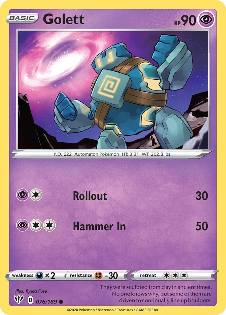 Golett Pokemon card
