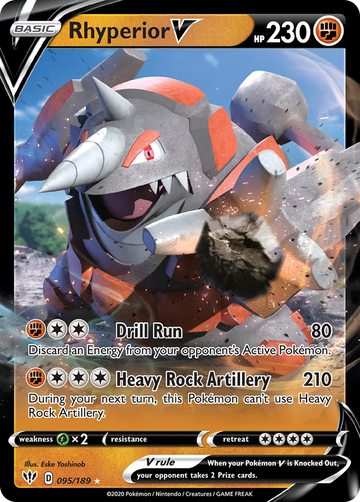 Rhyperior V Pokemon card