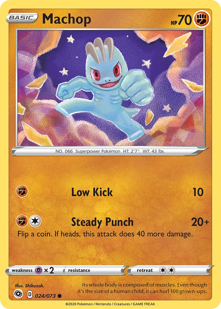 Machop Pokemon card