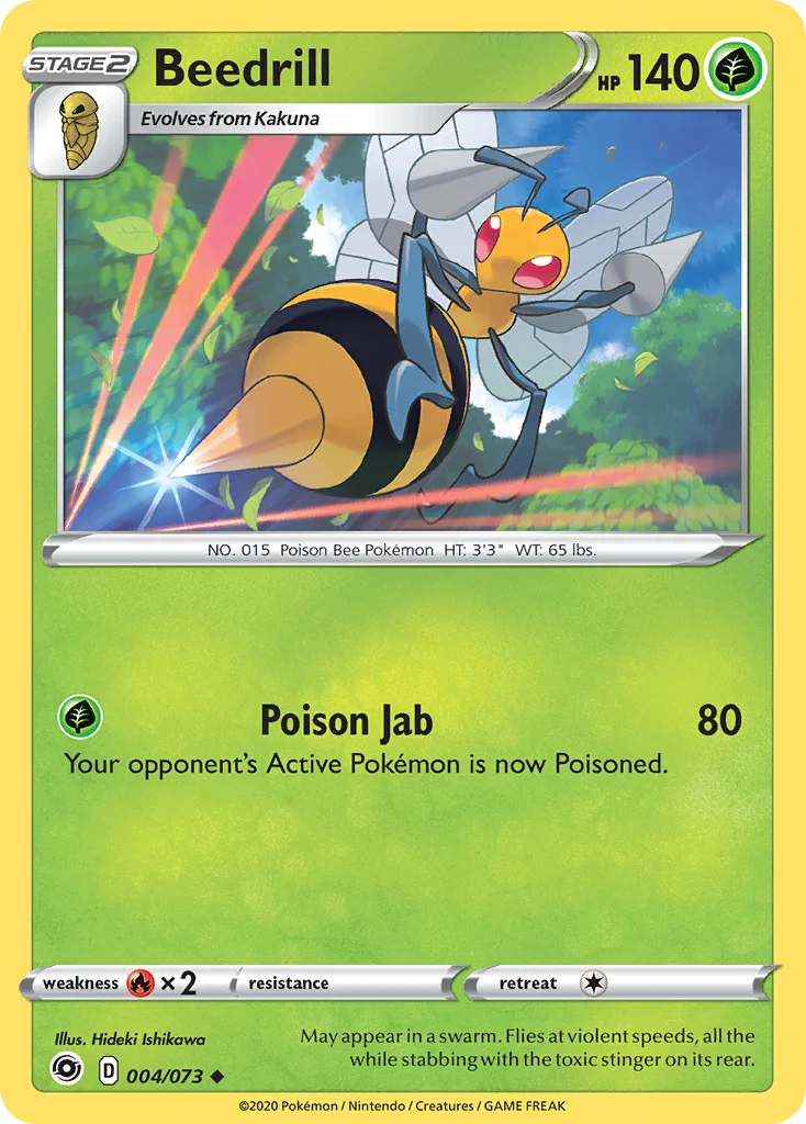 Beedrill Pokemon card