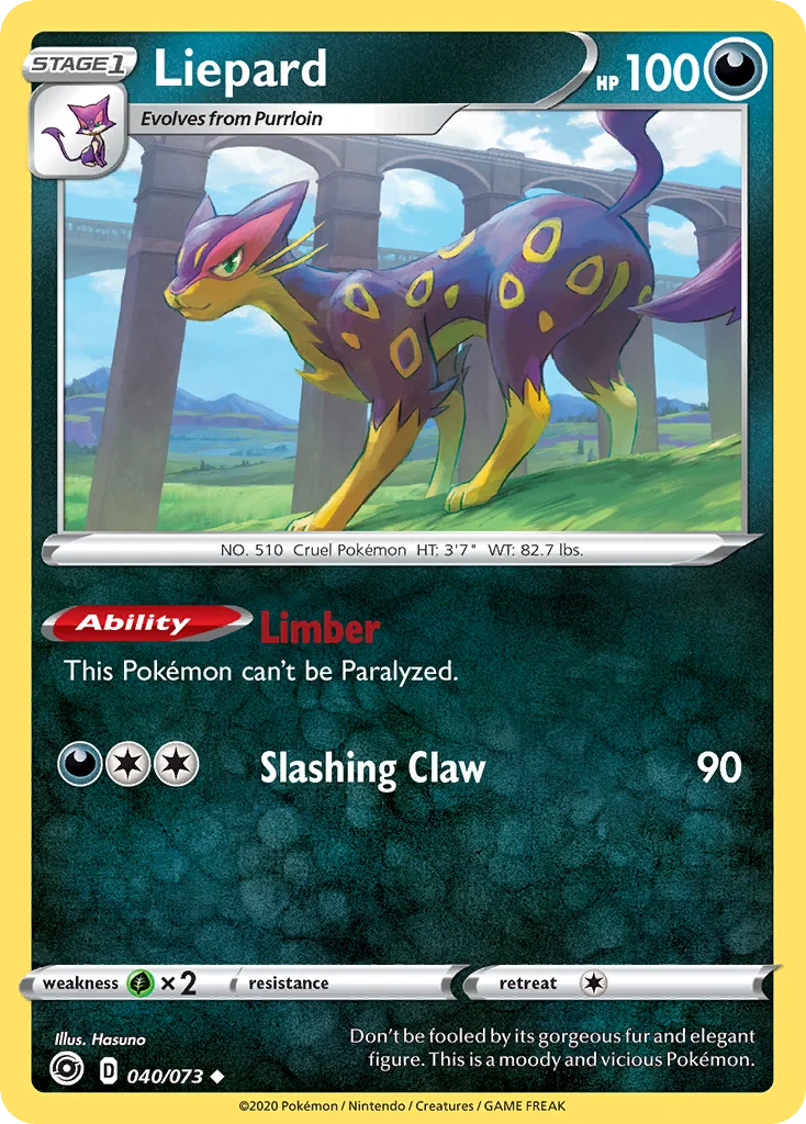 Liepard Pokemon card