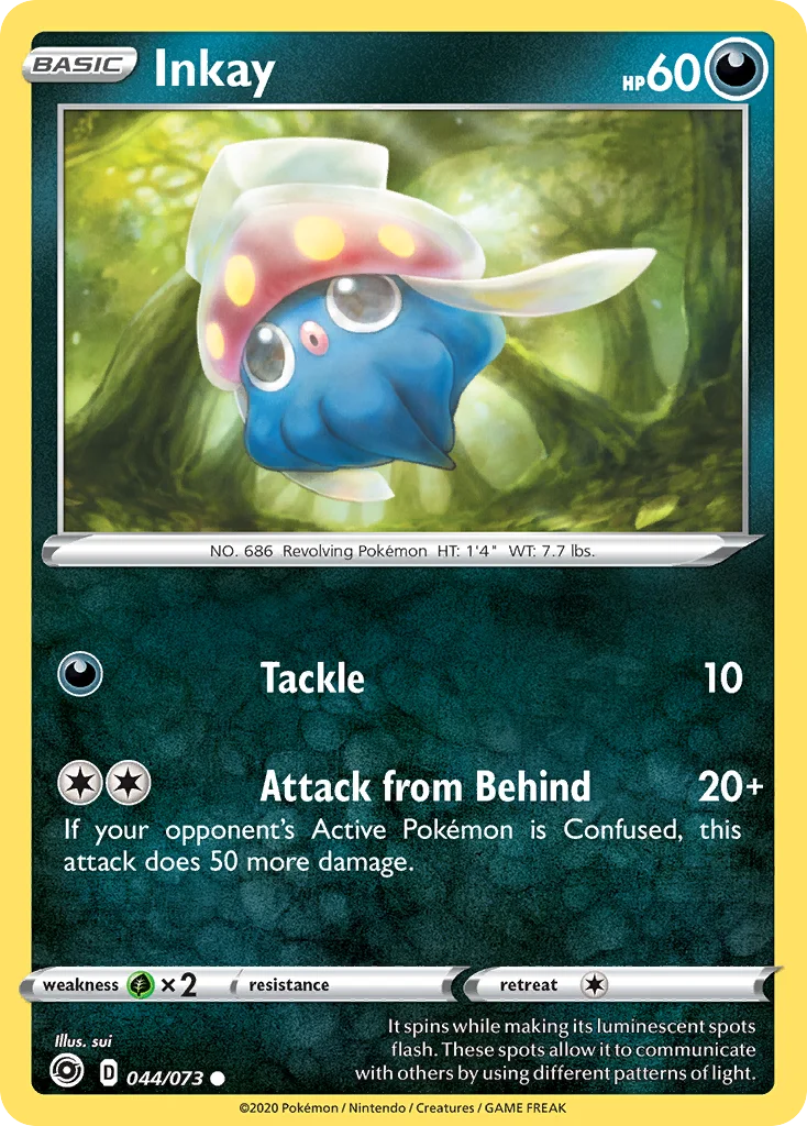 Inkay Pokemon card