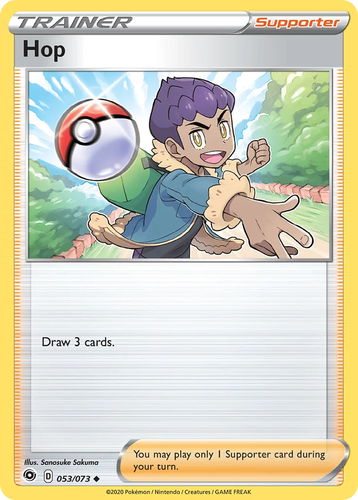 Hop Pokemon card