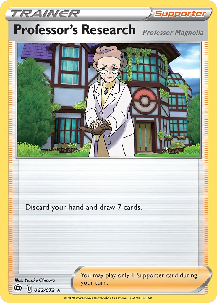 Professor's Research (Professor Magnolia) Pokemon card