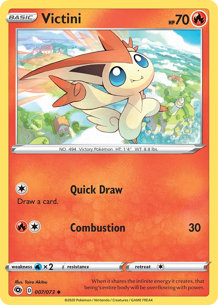 Victini Pokemon card