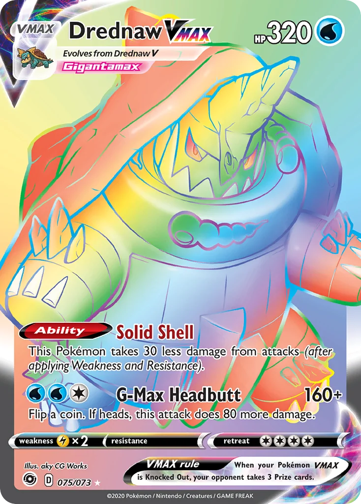Drednaw VMAX Pokemon card