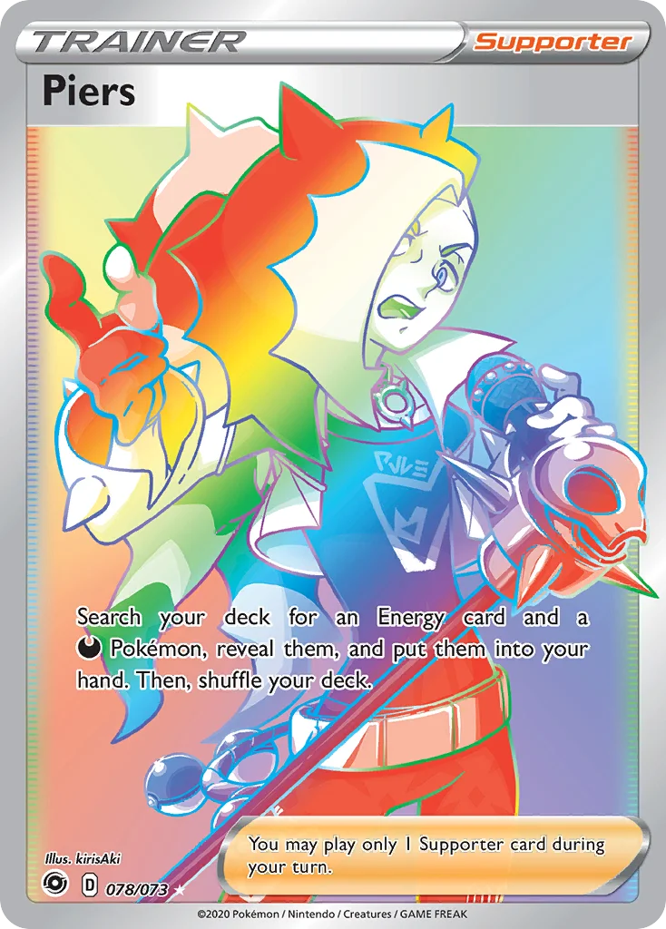 Piers Pokemon card