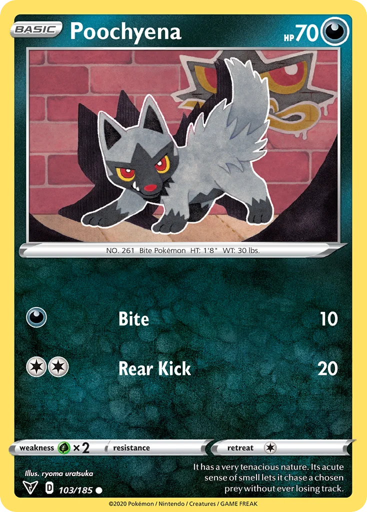 Poochyena Pokemon card