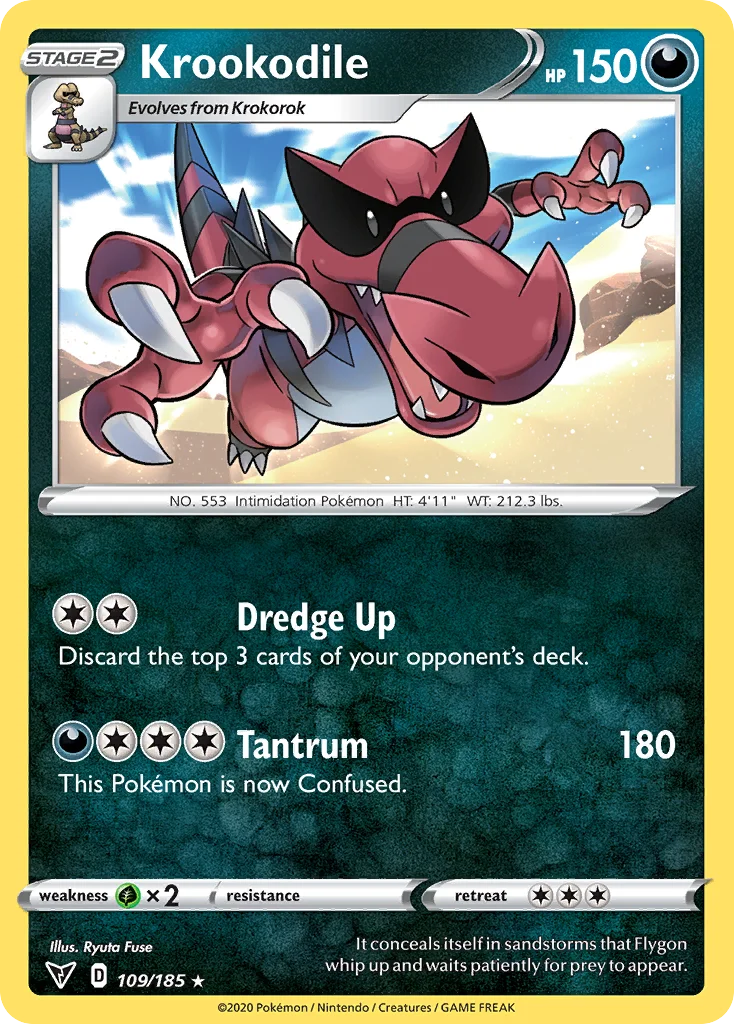 Krookodile Pokemon card